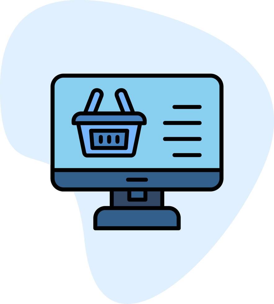 Shopping Online Vector Icon