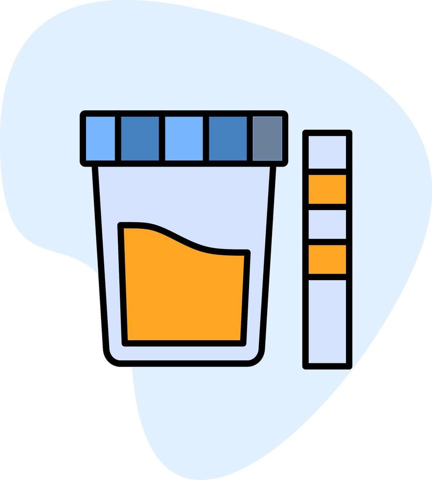 Urine Test Vector Icon