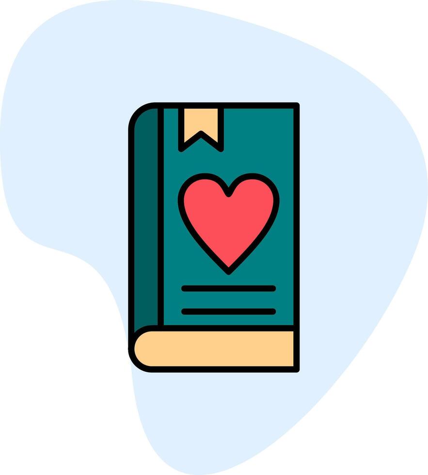 Love Book Vector Icon