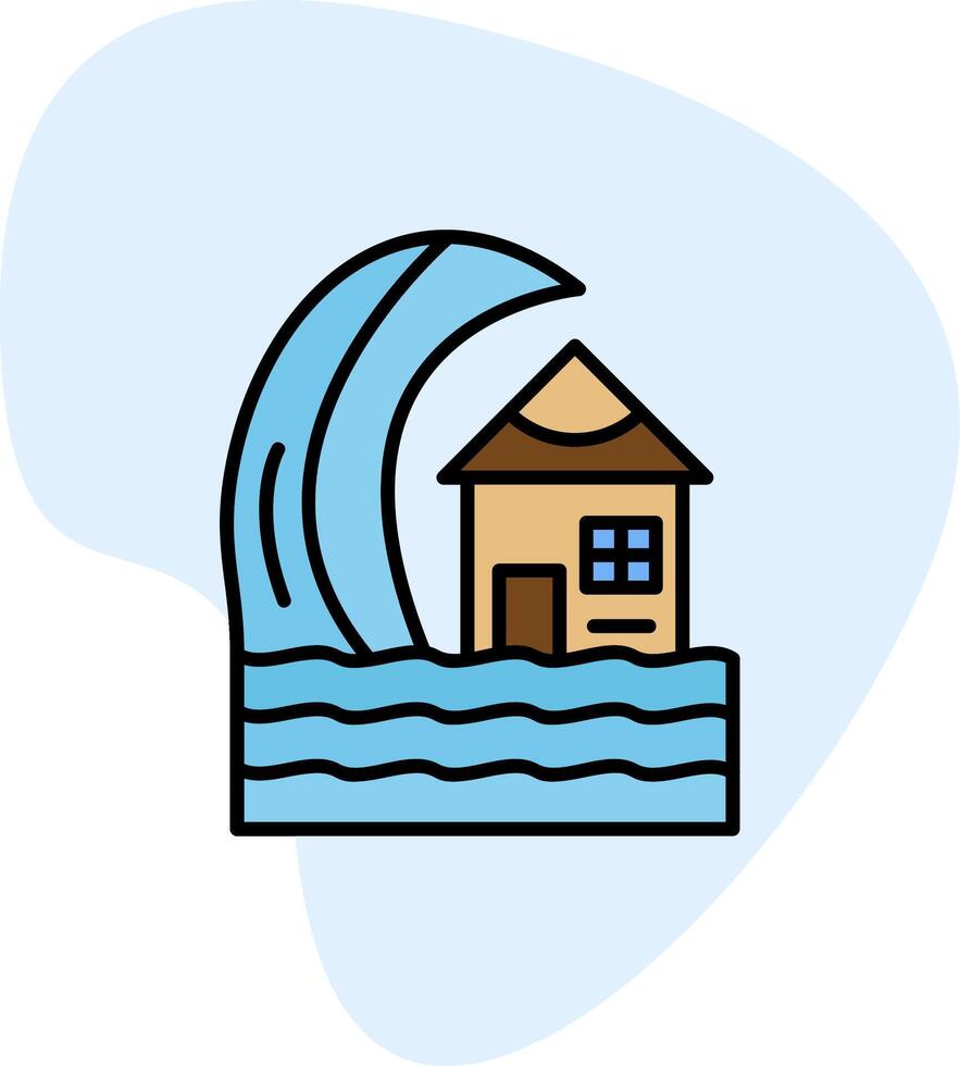 Tsunami Vector Icon