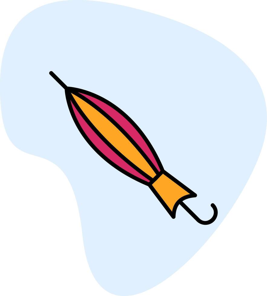 Close Umbrella Vector Icon