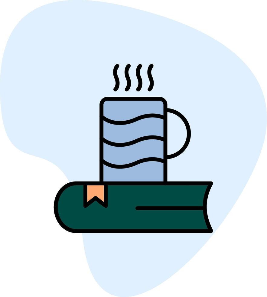 Tea Book Vector Icon