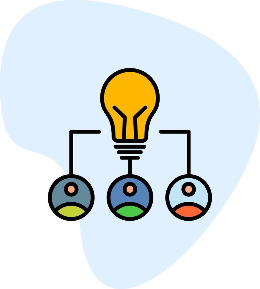 Team Idea Vector Icon