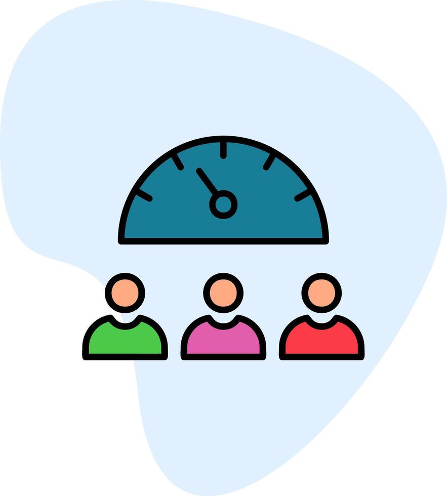 Team Work Speed Vector Icon