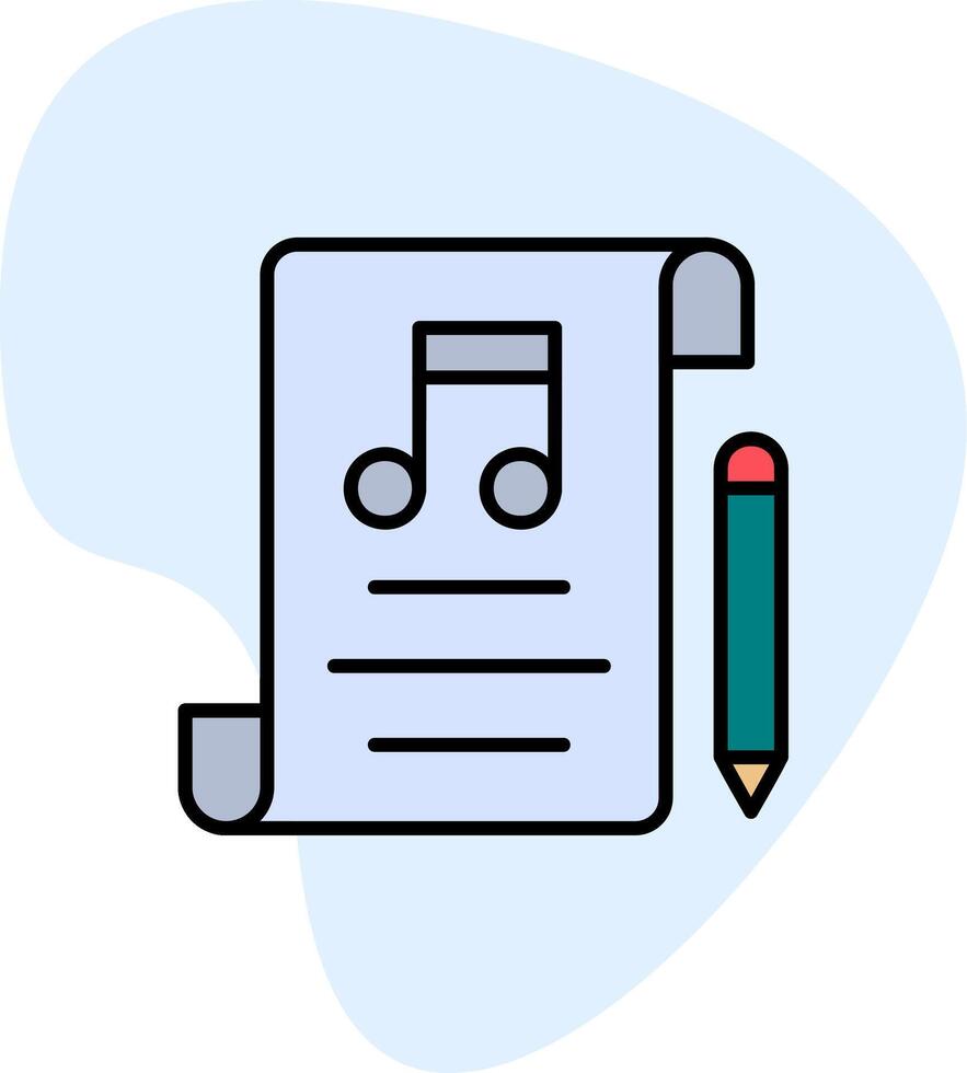 Music Composing Vector Icon