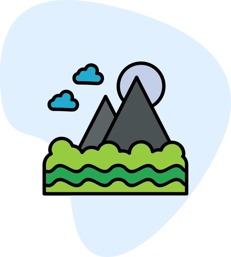 Mount Fuji Vector Icon