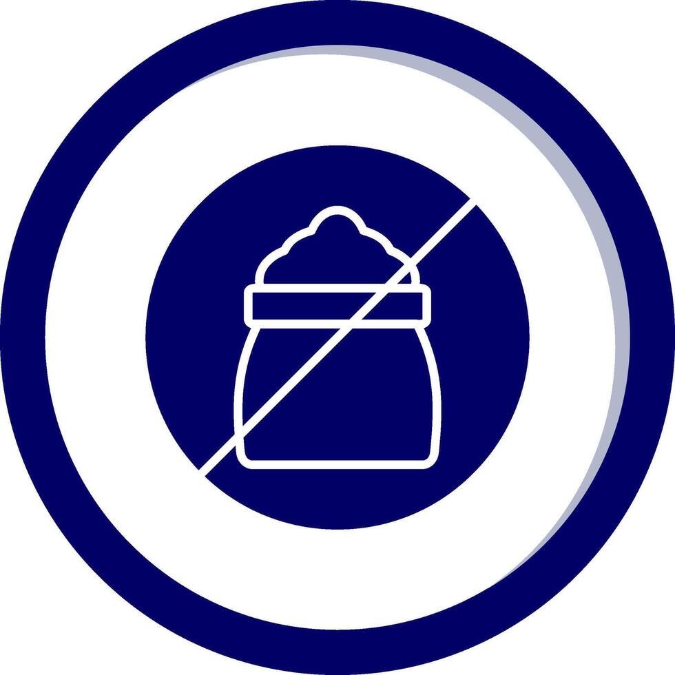 No Sugar Vector Icon