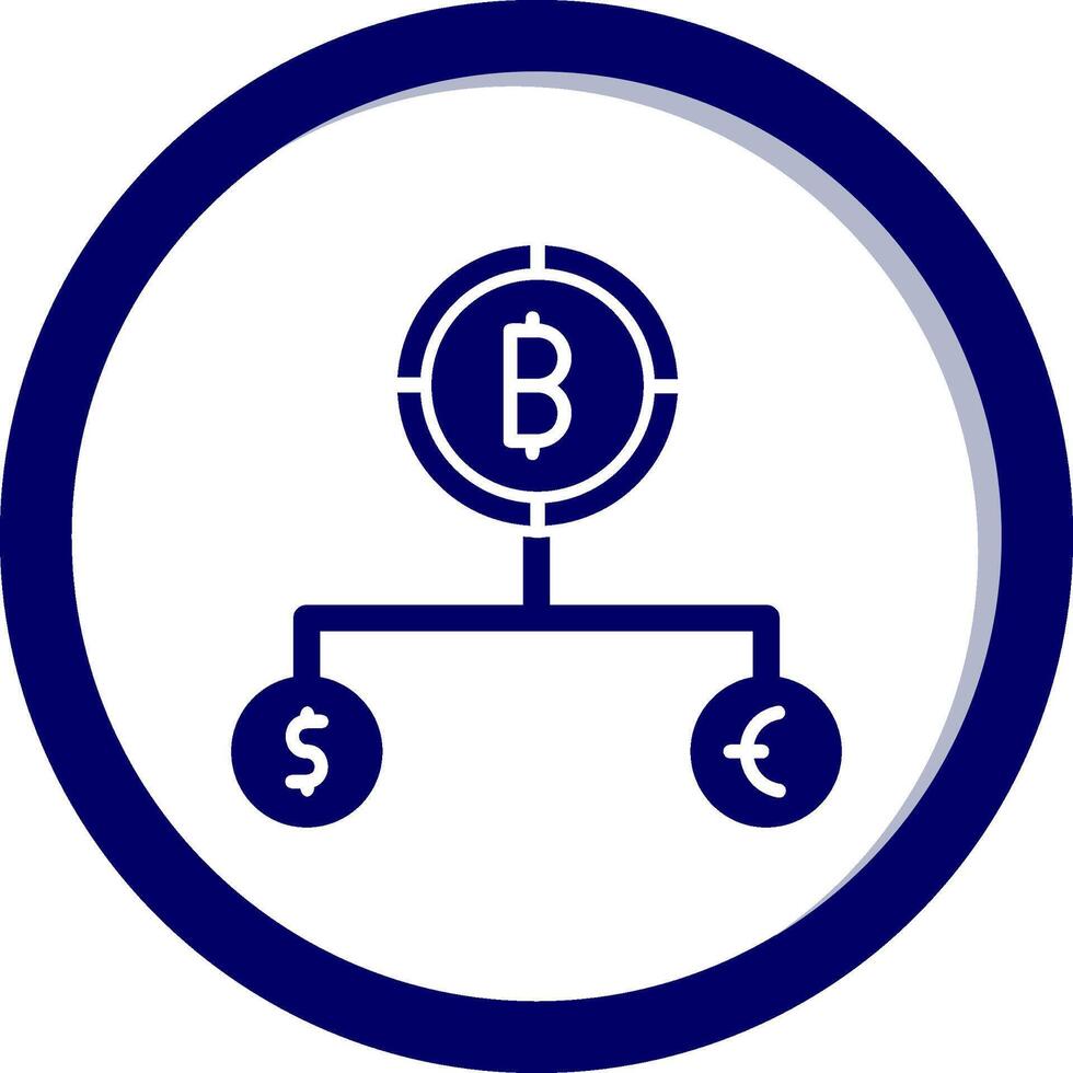 Divide Currency Vector Icon