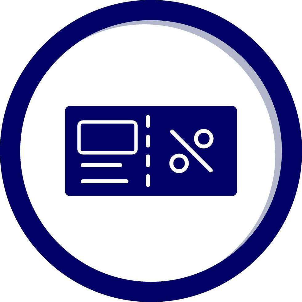 Voucher Black Friday Vector Icon