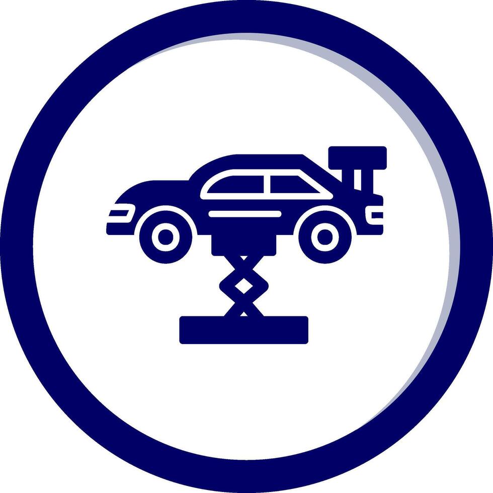 Car Lifting Vector Icon