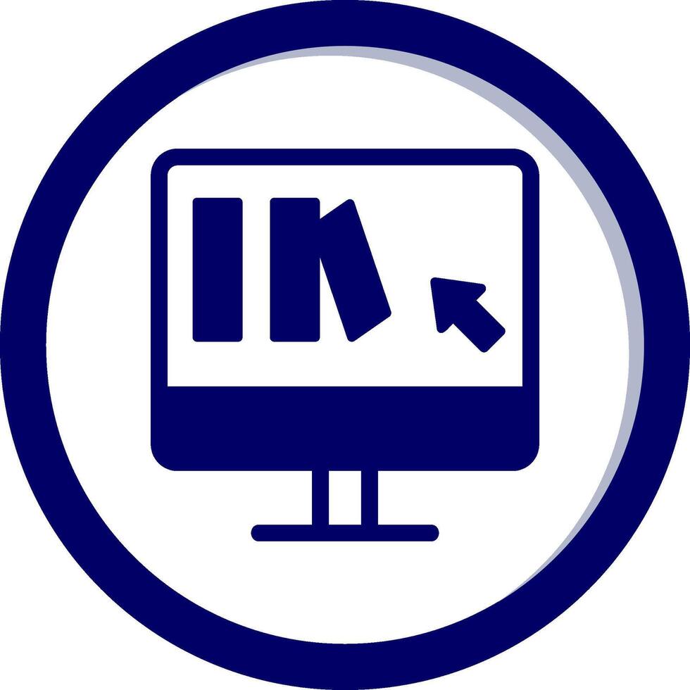 Online Book purchase Vector Icon