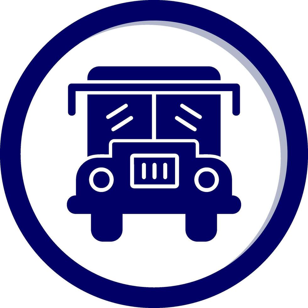 School Bus Vector Icon