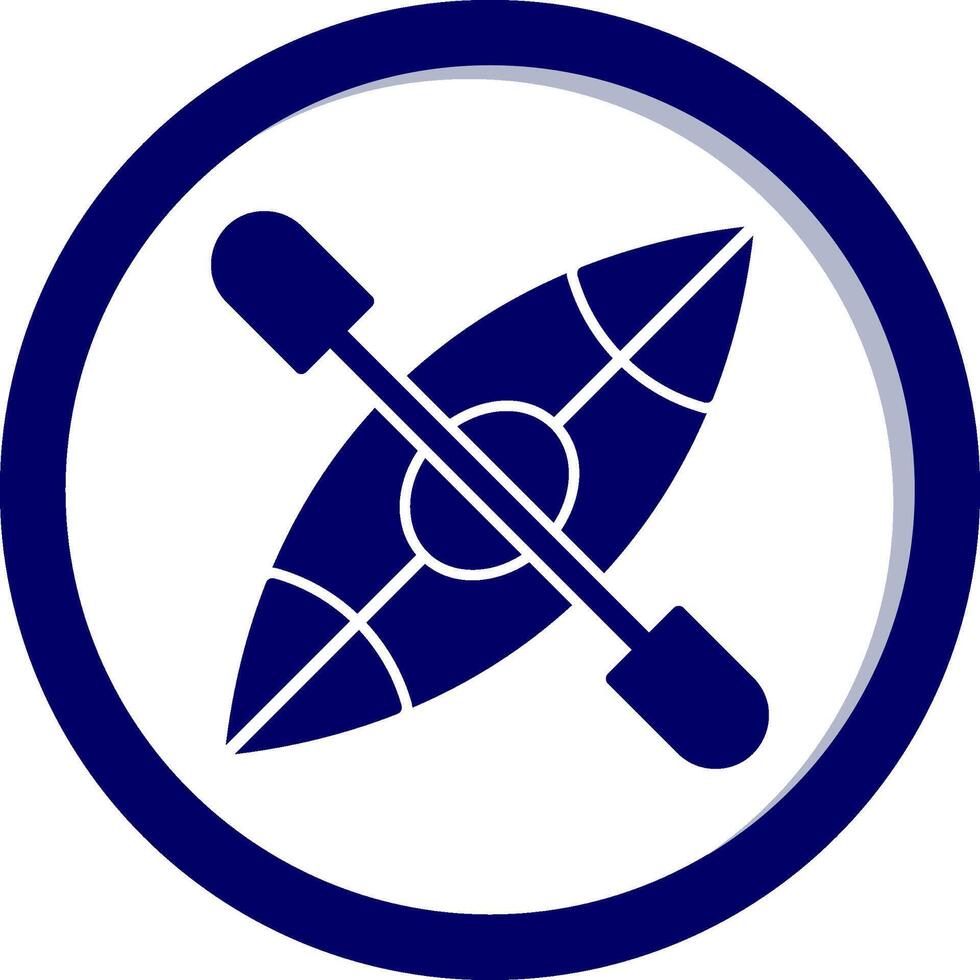 Kayak Boat Vector Icon