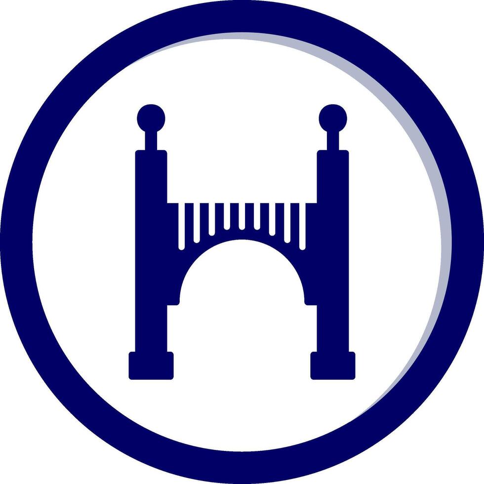 icono de vector de puente