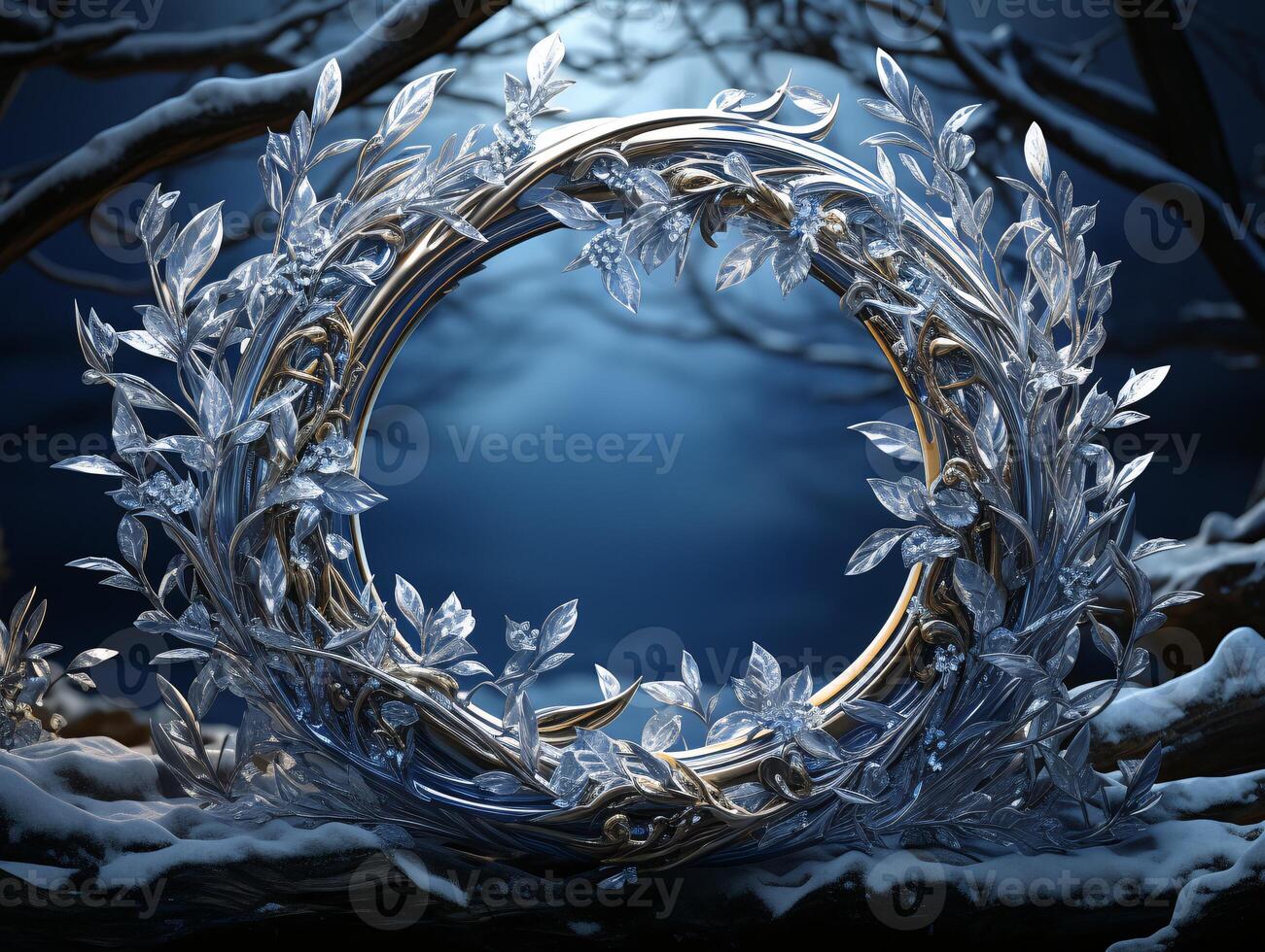 AI generated Beautiful blue feathers background close up photo