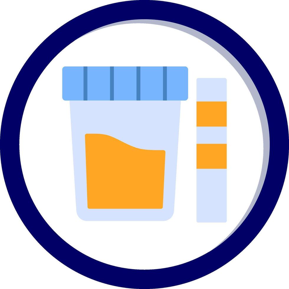 Urine Test Vector Icon
