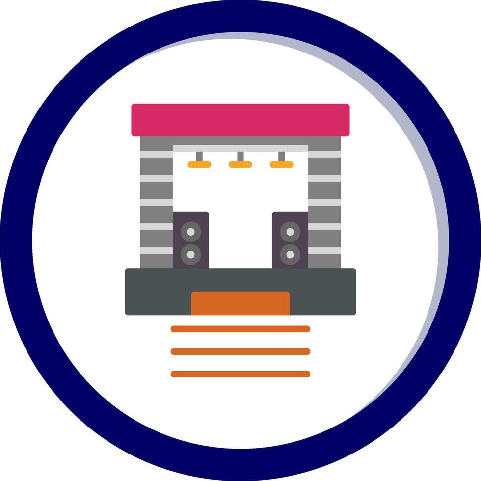 Stage Vector Icon