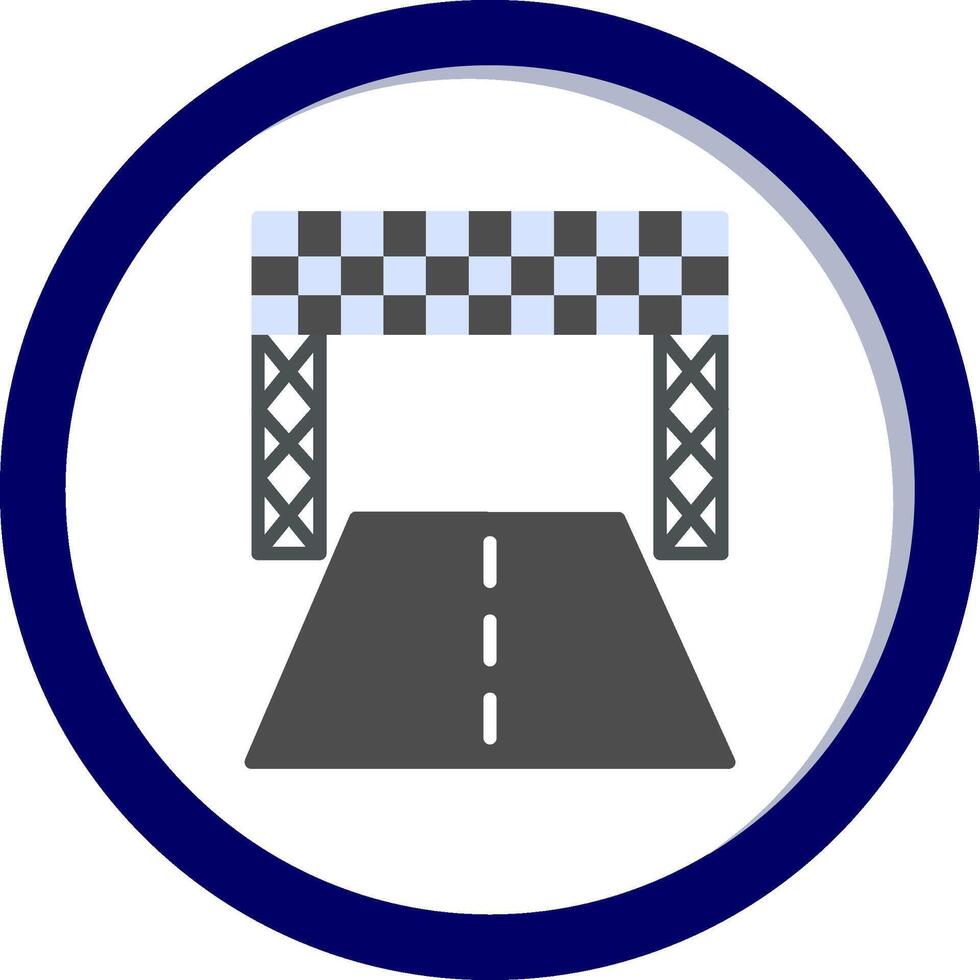 Racetrack Vector Icon