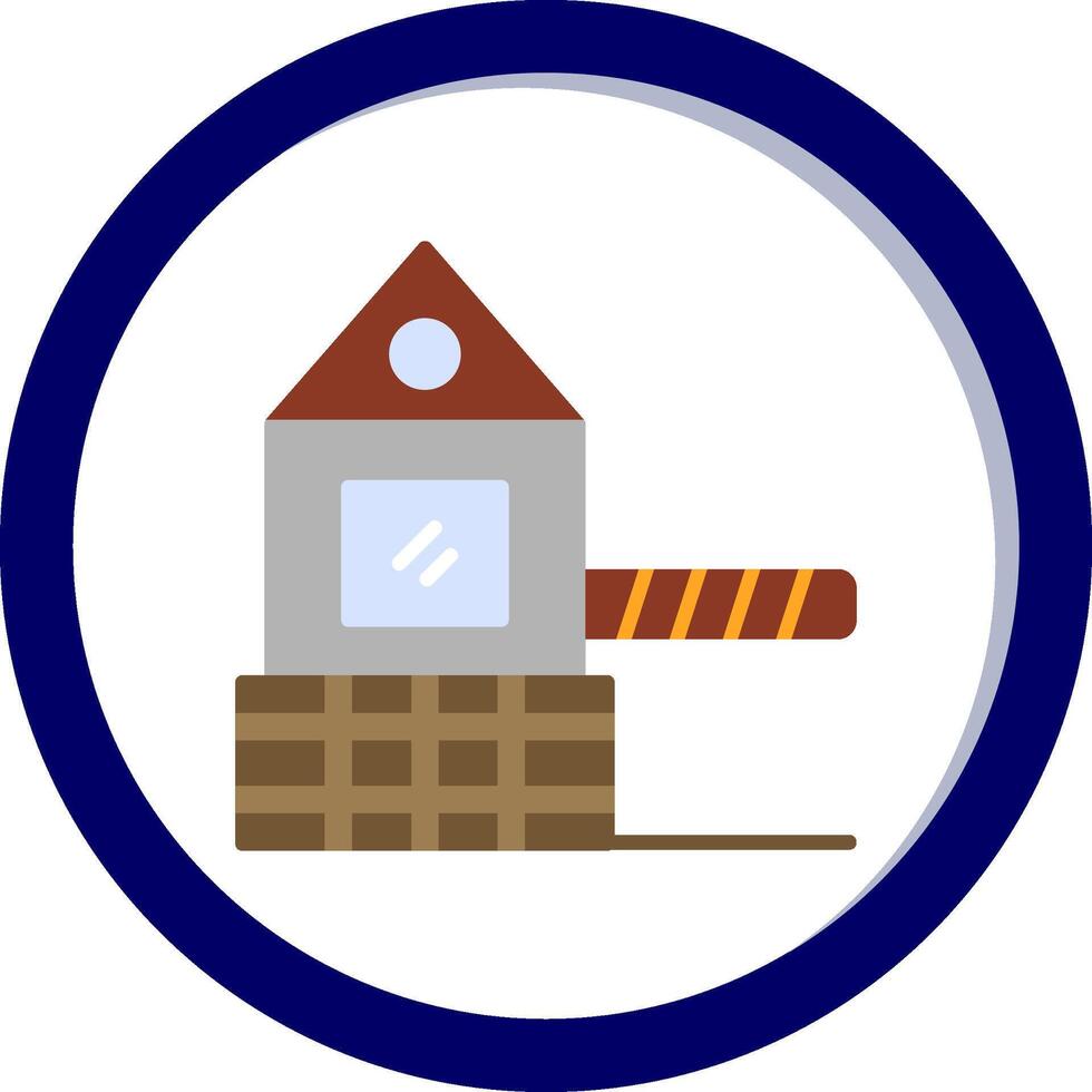 Military Barrier Vector Icon