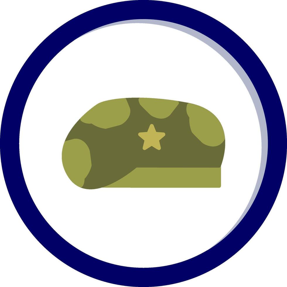 Military Hat Vector Icon