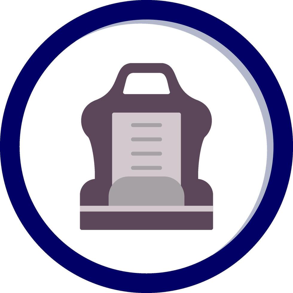 Car Seat Vector Icon