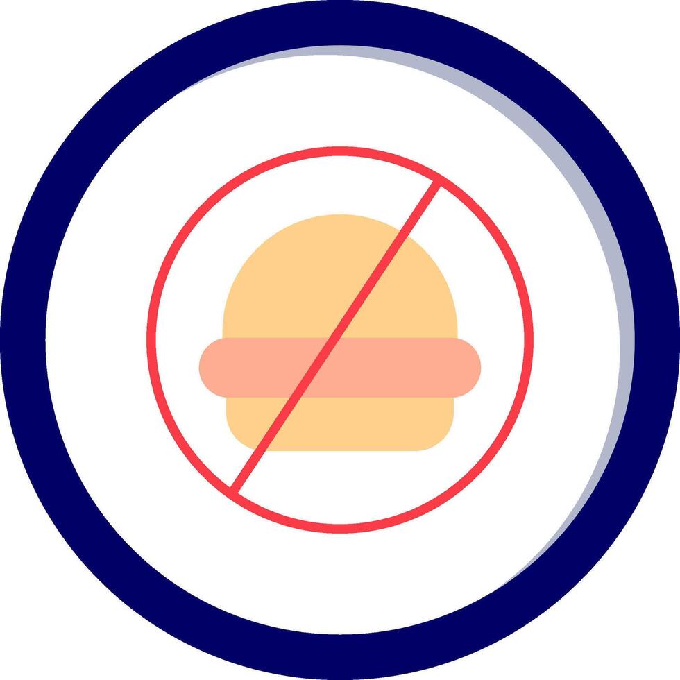 No Food Vector Icon