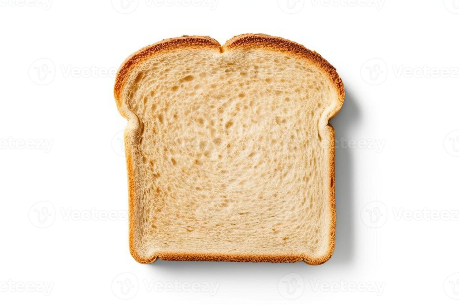 AI generated Toast bread closeup photo