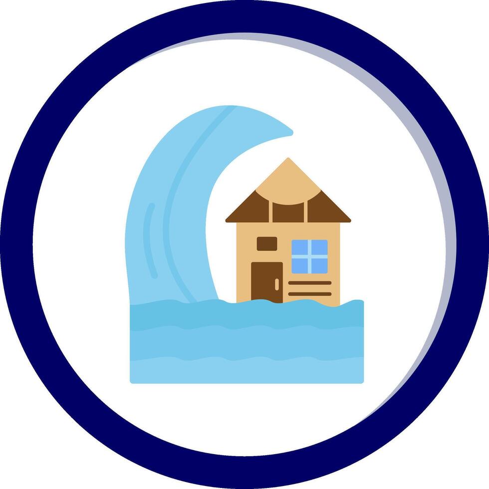 Tsunami Vector Icon