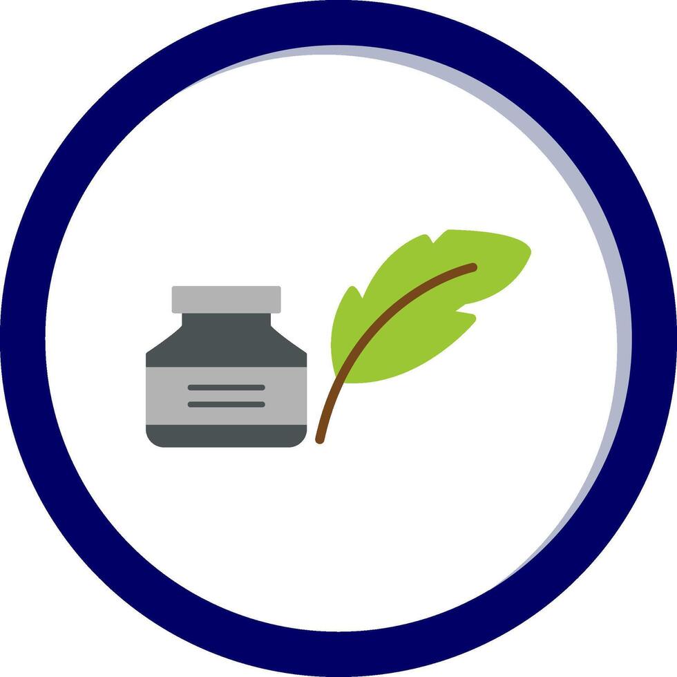 Quill And Ink Vector Icon