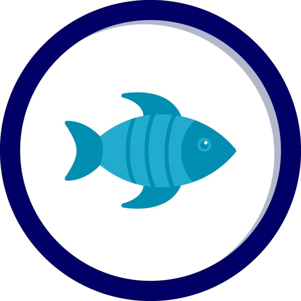 icono de vector de pescado