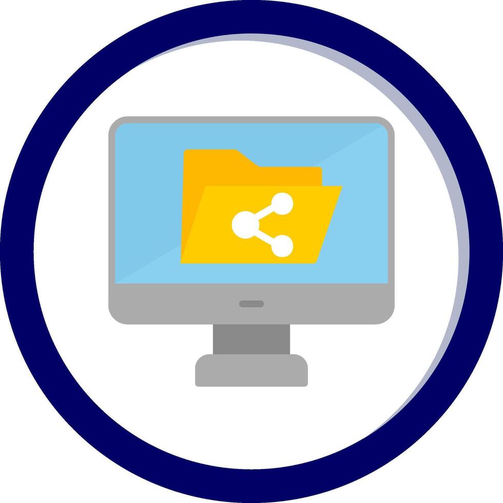 File Sharing Vector Icon