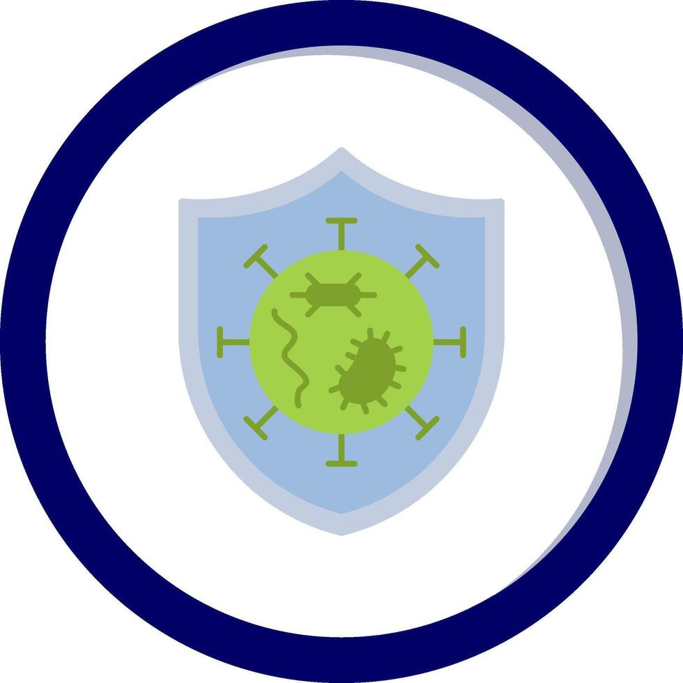 Germs Protected Vector Icon