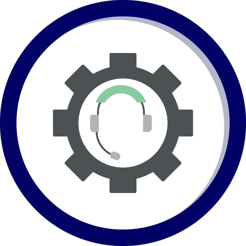 Call Serves setting Vector Icon