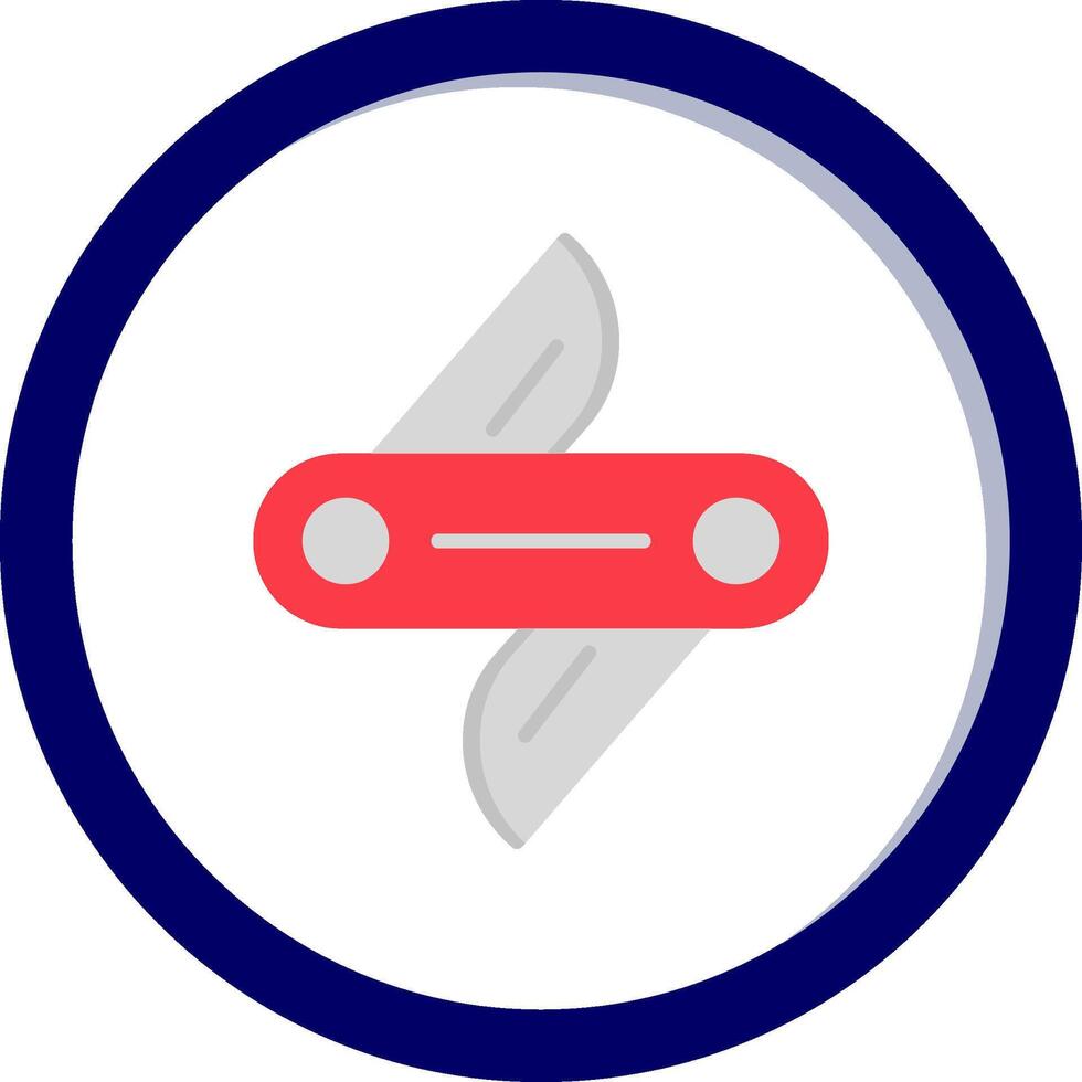 Swiss Knife Vector Icon