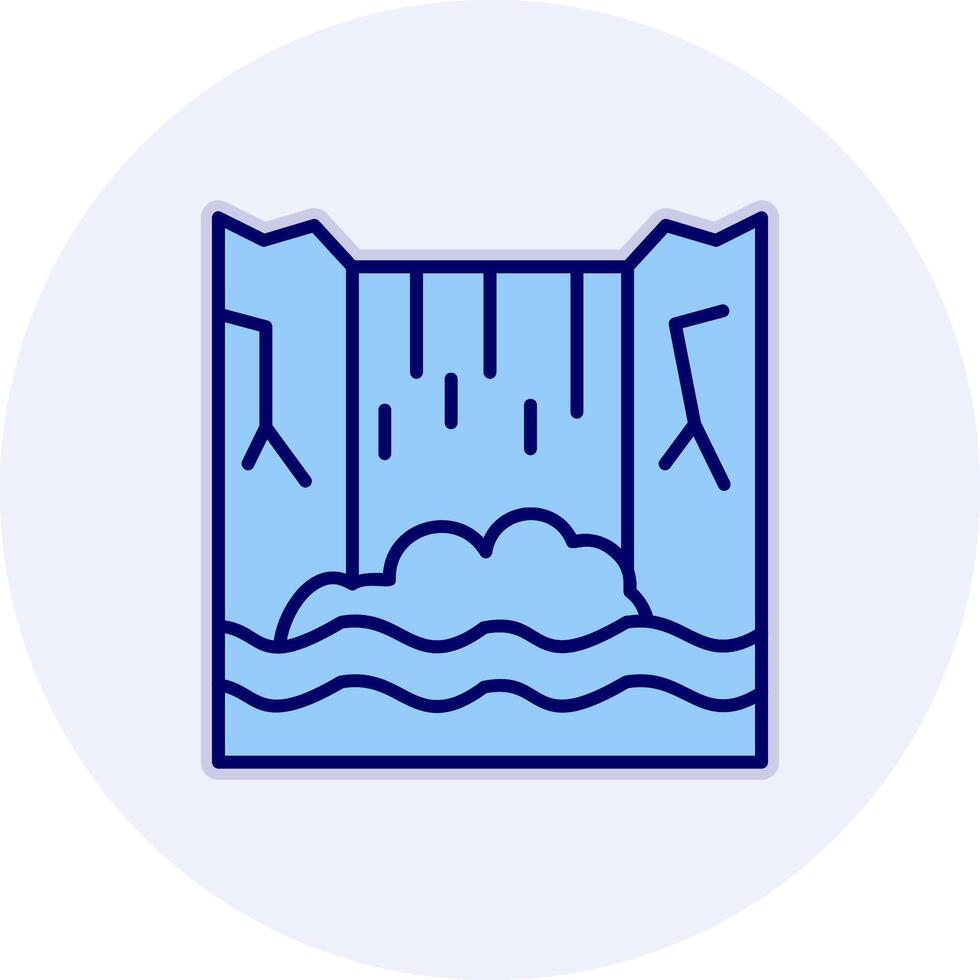 Waterfall Vector Icon