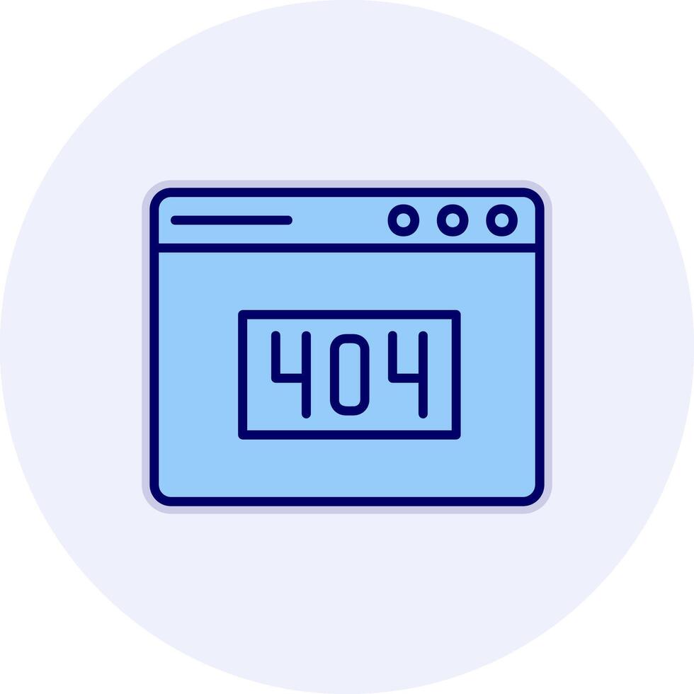 404 Error Vector Icon