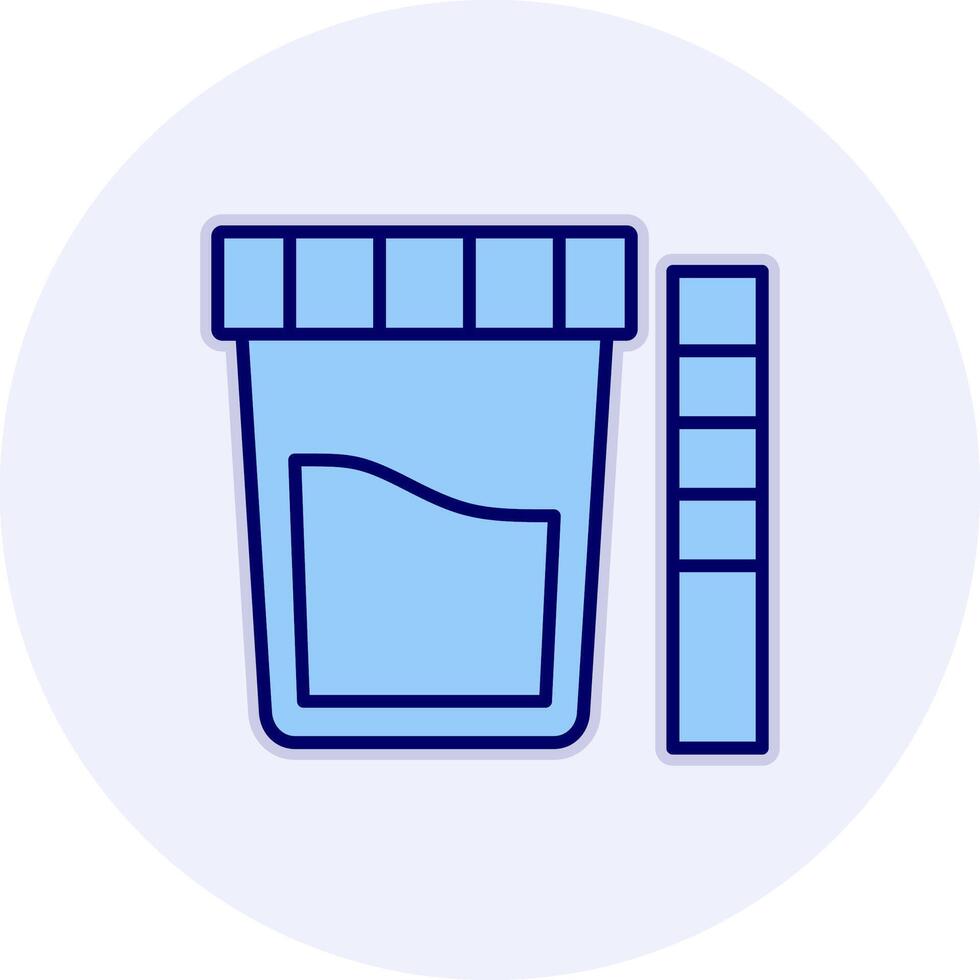 Urine Test Vector Icon
