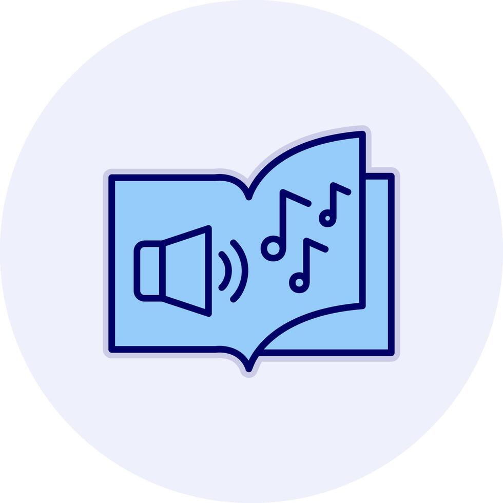 Audio Book Vector Icon