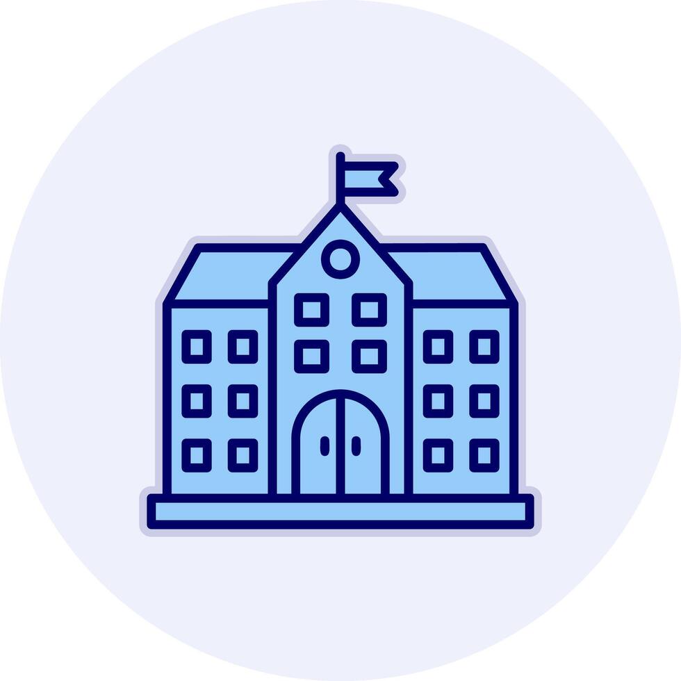 University Building Vector Icon