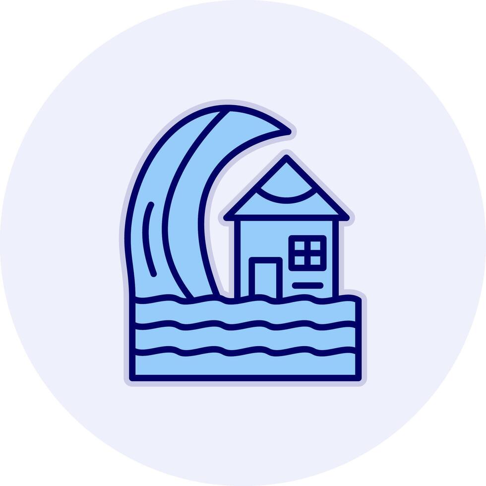 Tsunami Vector Icon