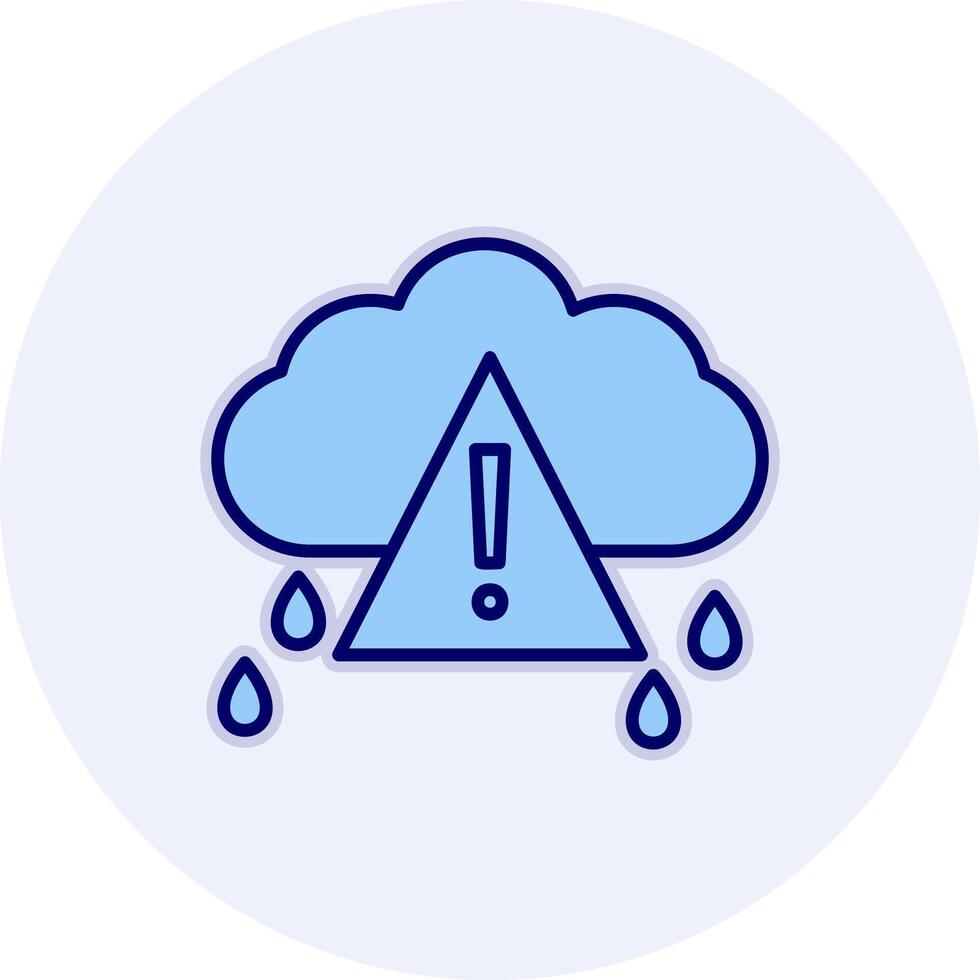 clima alerta vector icono