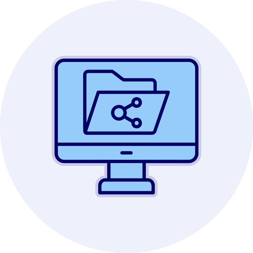 File Sharing Vector Icon