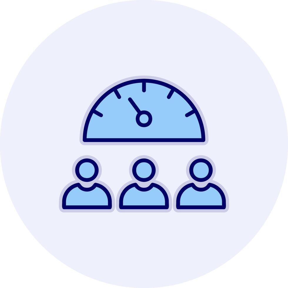 Team Work Speed Vector Icon