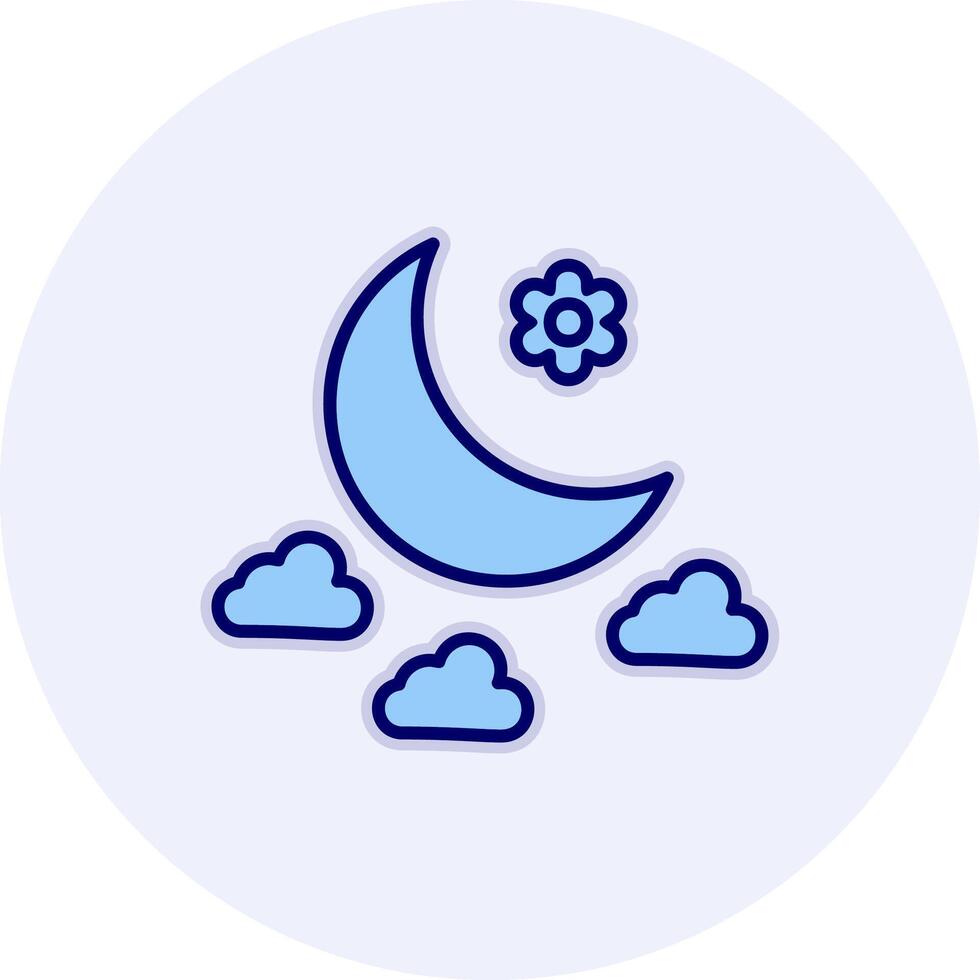 Moon Vector Icon