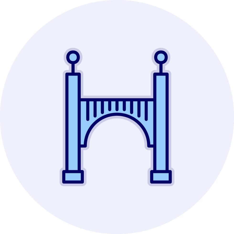 icono de vector de puente