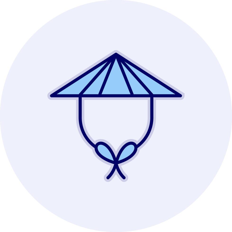 Chinese Hat Vector Icon