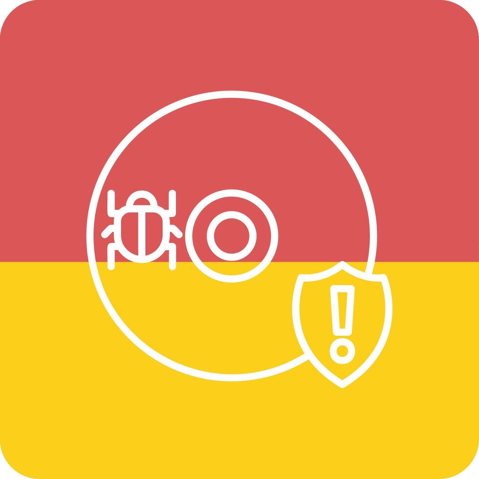 Cd Virus Vector Icon