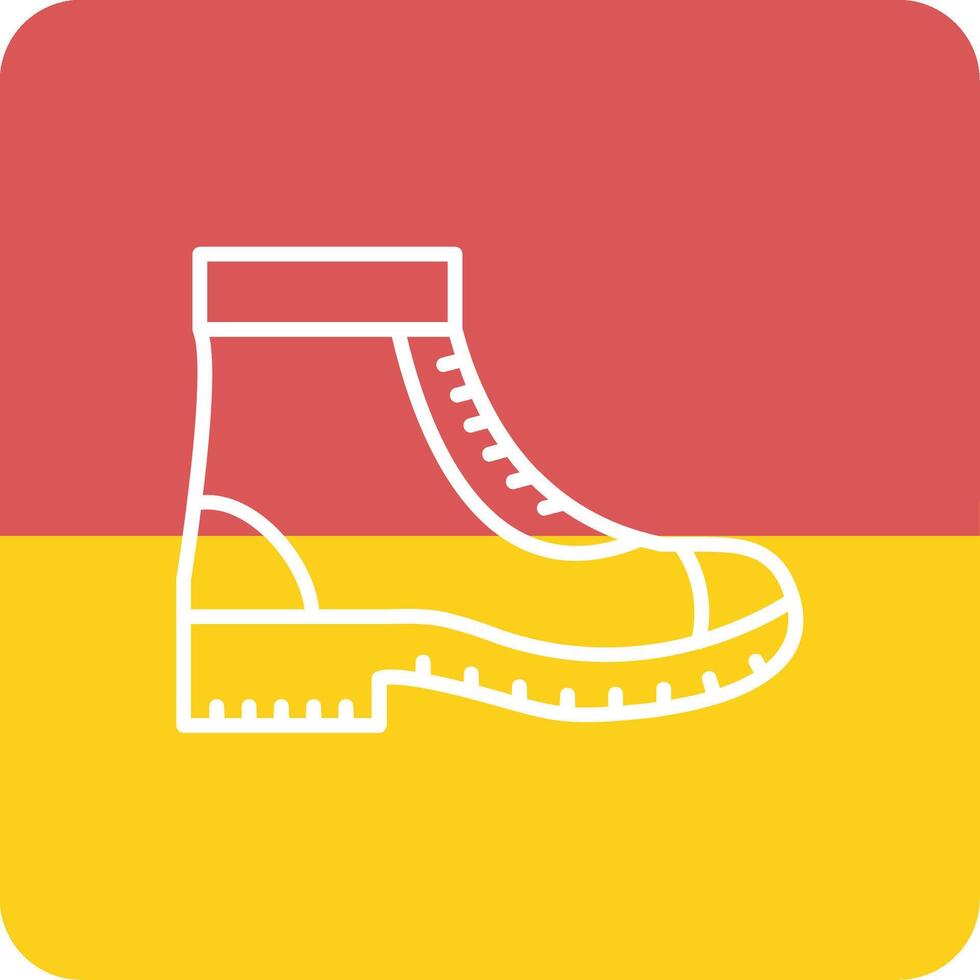 Military Boot Vector Icon