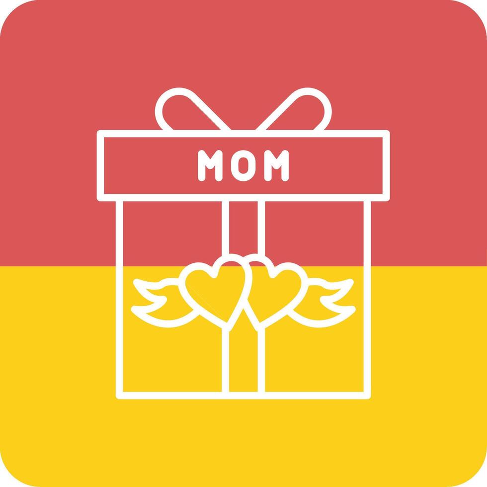 icono de vector de caja de regalo