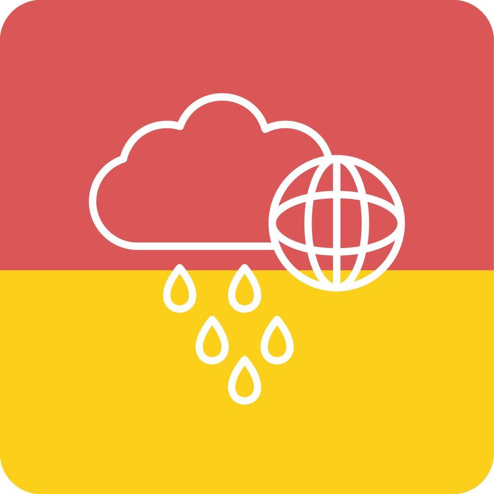 World Rainy day Vector Icon